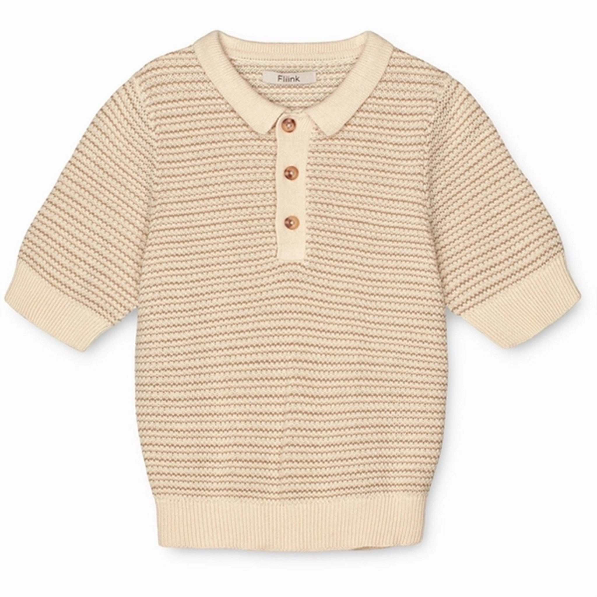 Fliink Sandshell Utily Polo Tagless Design SingleJersey Knit