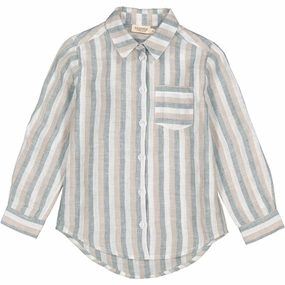 elegant design MarMar Dusty Blue Stripe Tommy Shirt