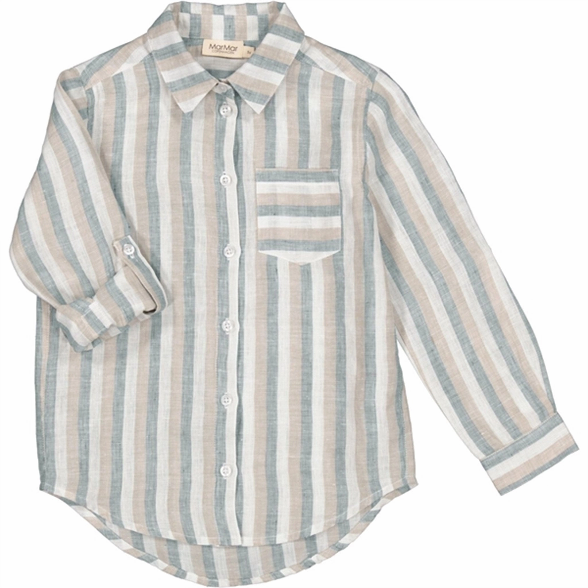 Sleepwear MarMar Dusty Blue Stripe Tommy Shirt