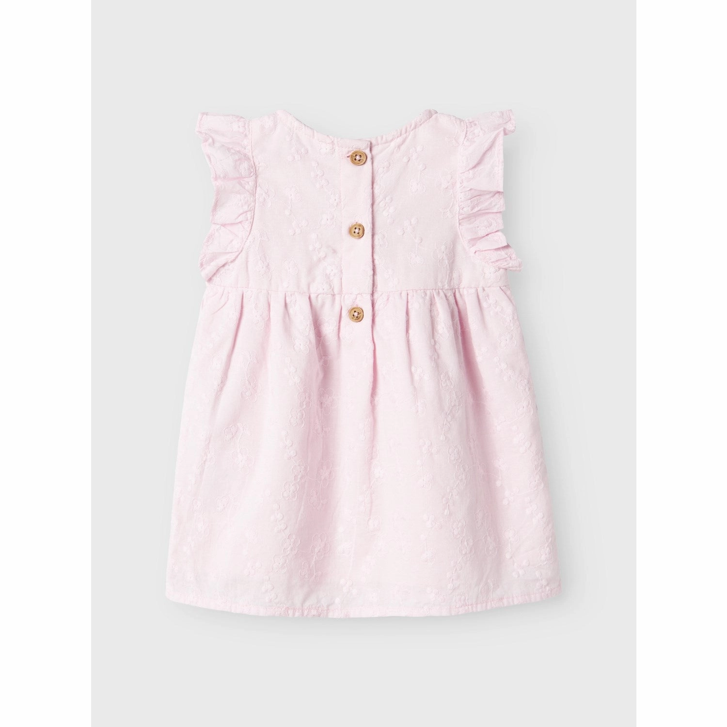 Name It Light Lilac Detine Spencer Dress CrinkleResistantWeave