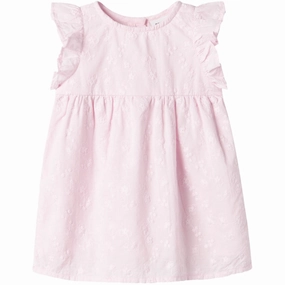 Name It Light Lilac Detine Spencer Dress Heart Glow Floral Comfort