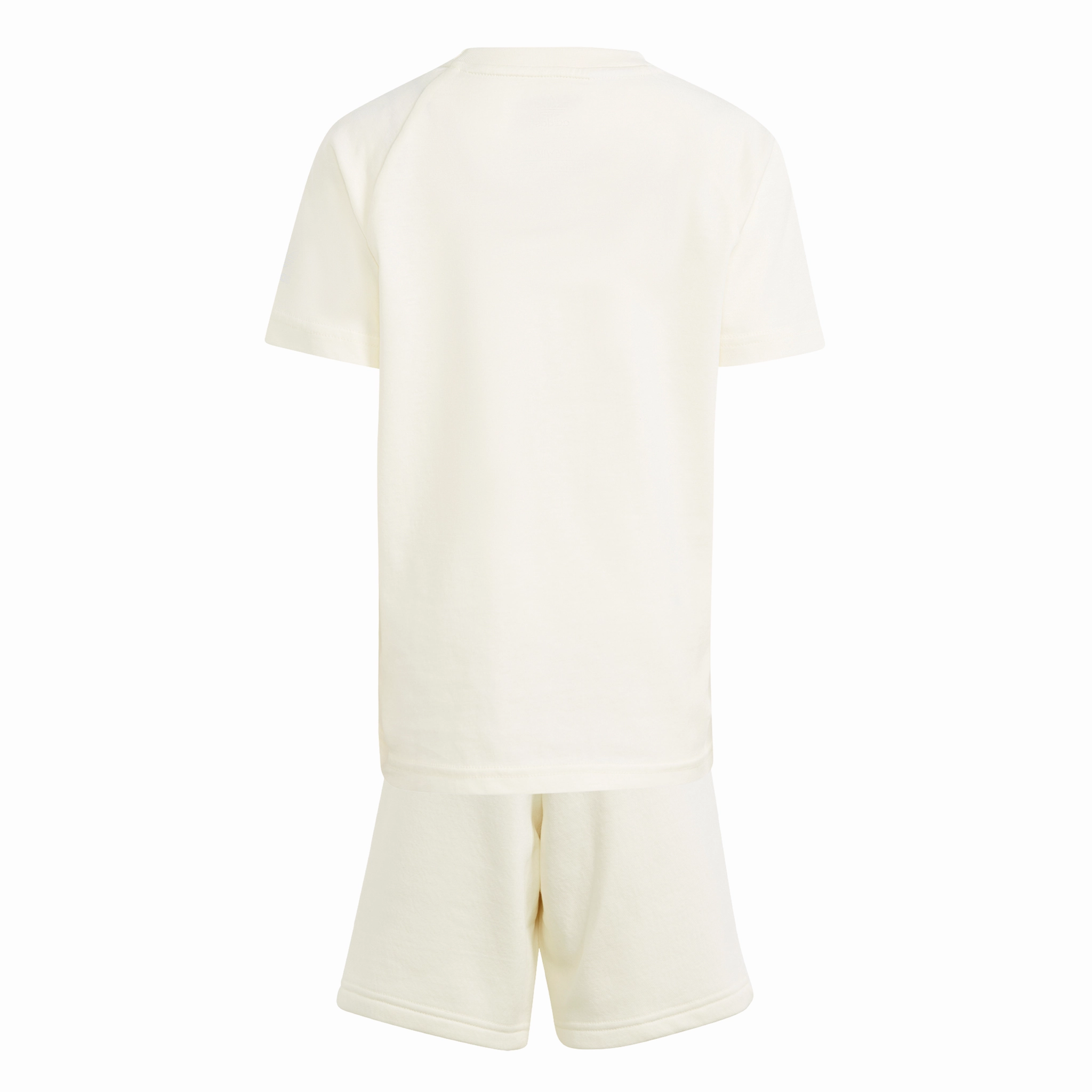 adidas Originals Ivory/Night Indigo/Red Shorts Tee Set Light Comfort Style Stylish Fit