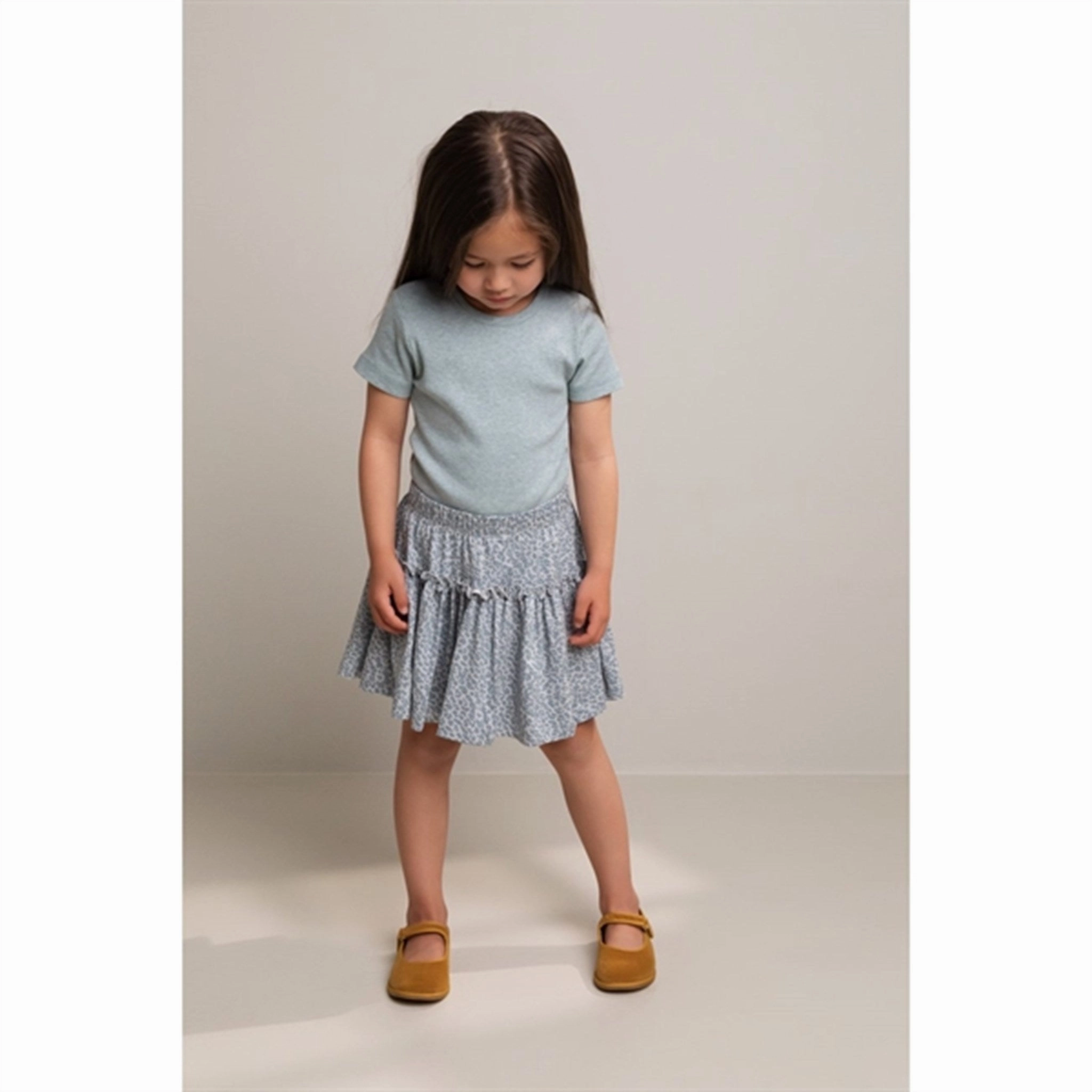 Modern Design MarMar Modal Melange Pistachio Mel Plain T-shirt