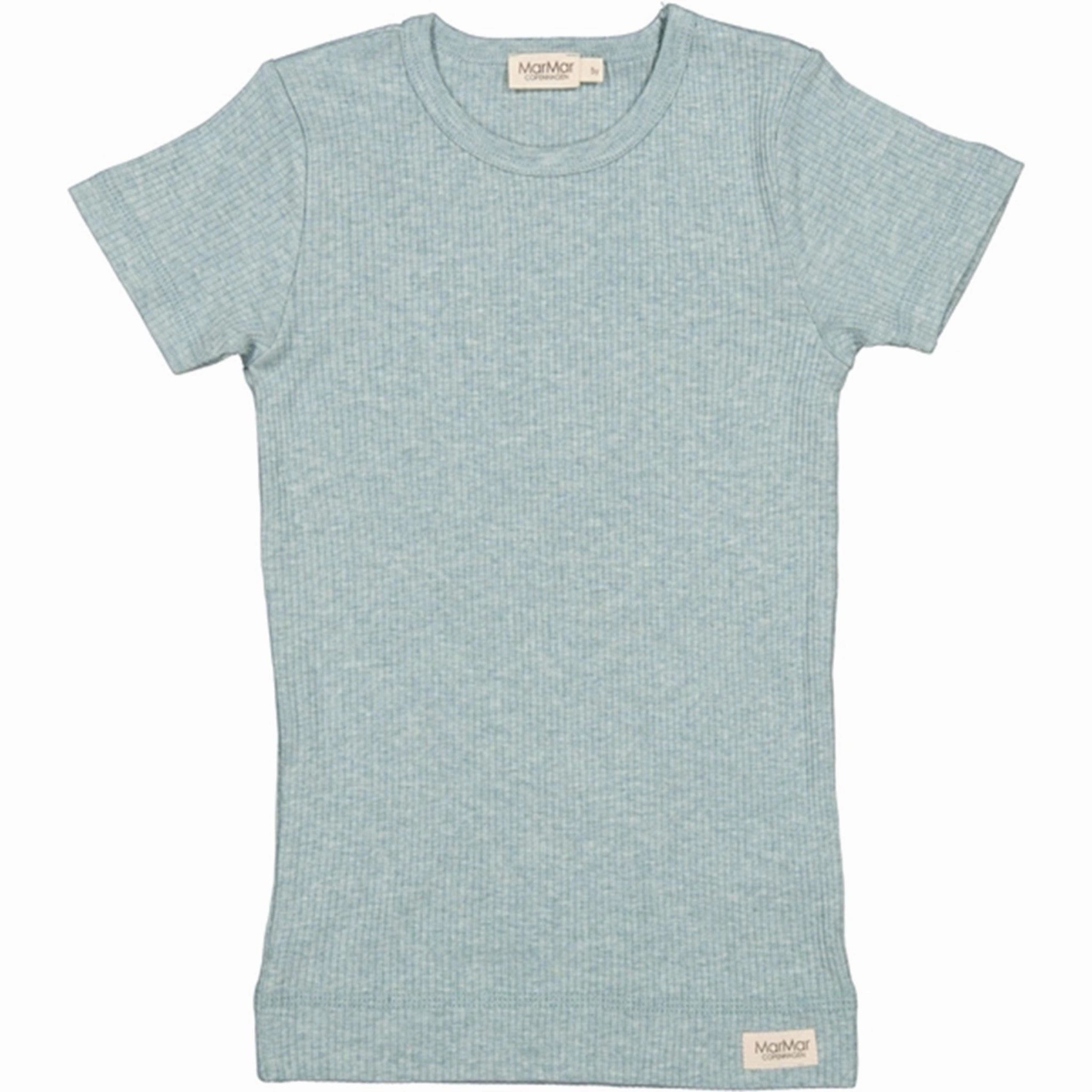 MarMar Modal Melange Pistachio Mel Plain T-shirt Chafe Free Armhole