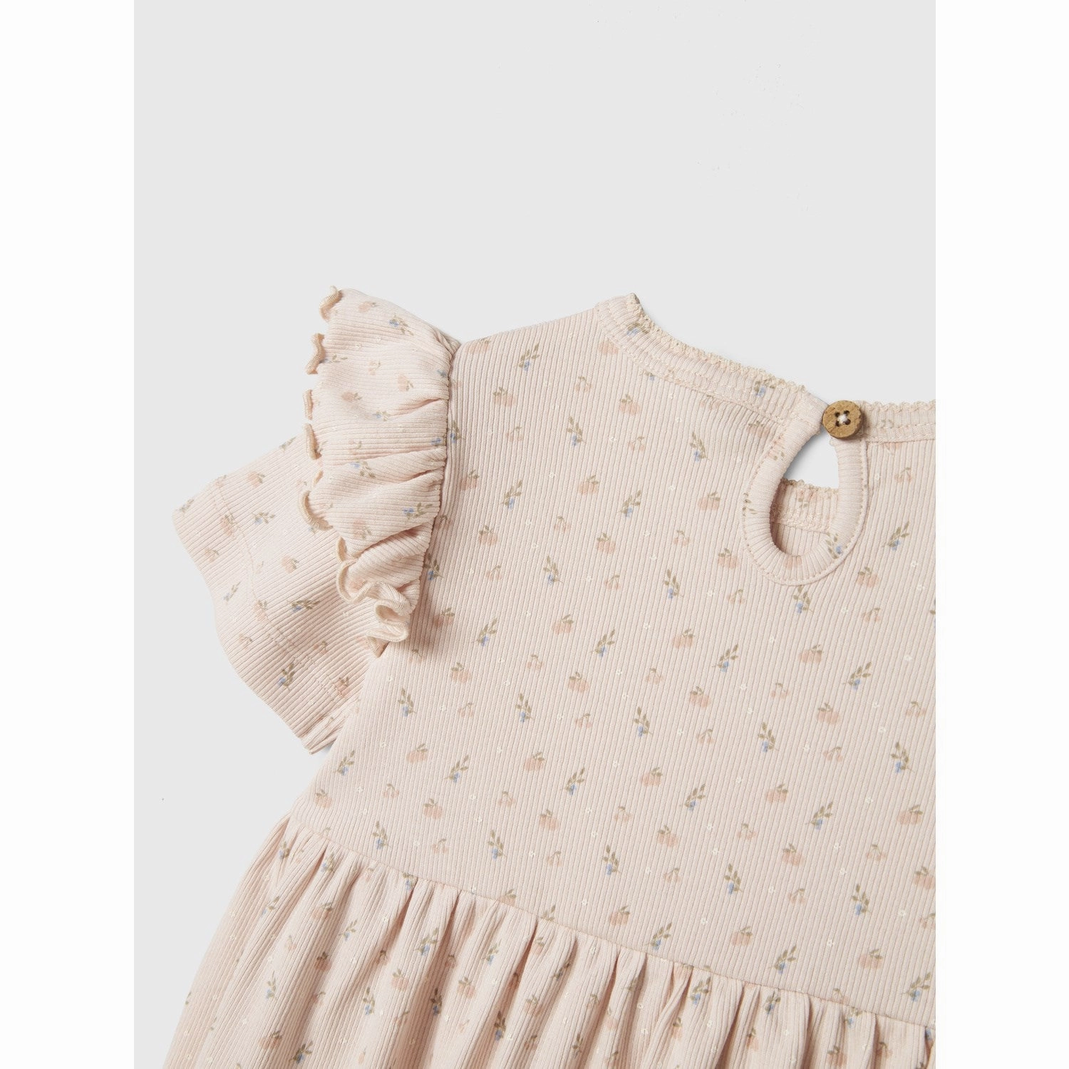 Lil'Atelier Peach Blush Nmfgago Kiv Ss Dress Lil Nature Glow Wrinkle-Resistant