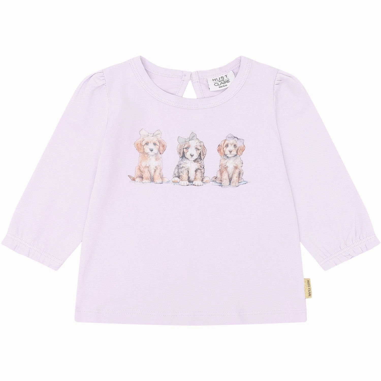 Hust & Claire Lavender Alma Blouse All-Season Wear Modern Fashion