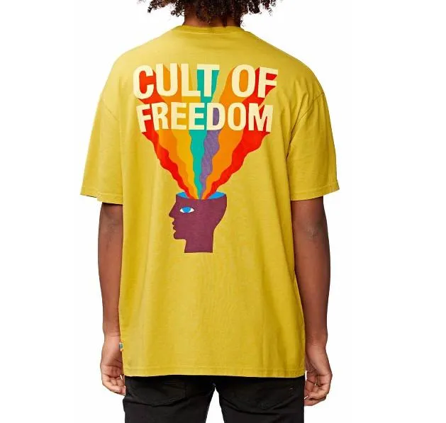 Globe maglietta manica corta da uomo COF Tee GB01920017 lime Urban Streetwear Relaxed Style