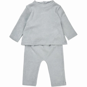 kids' clothing Lalaby Barely Blue Terry Set