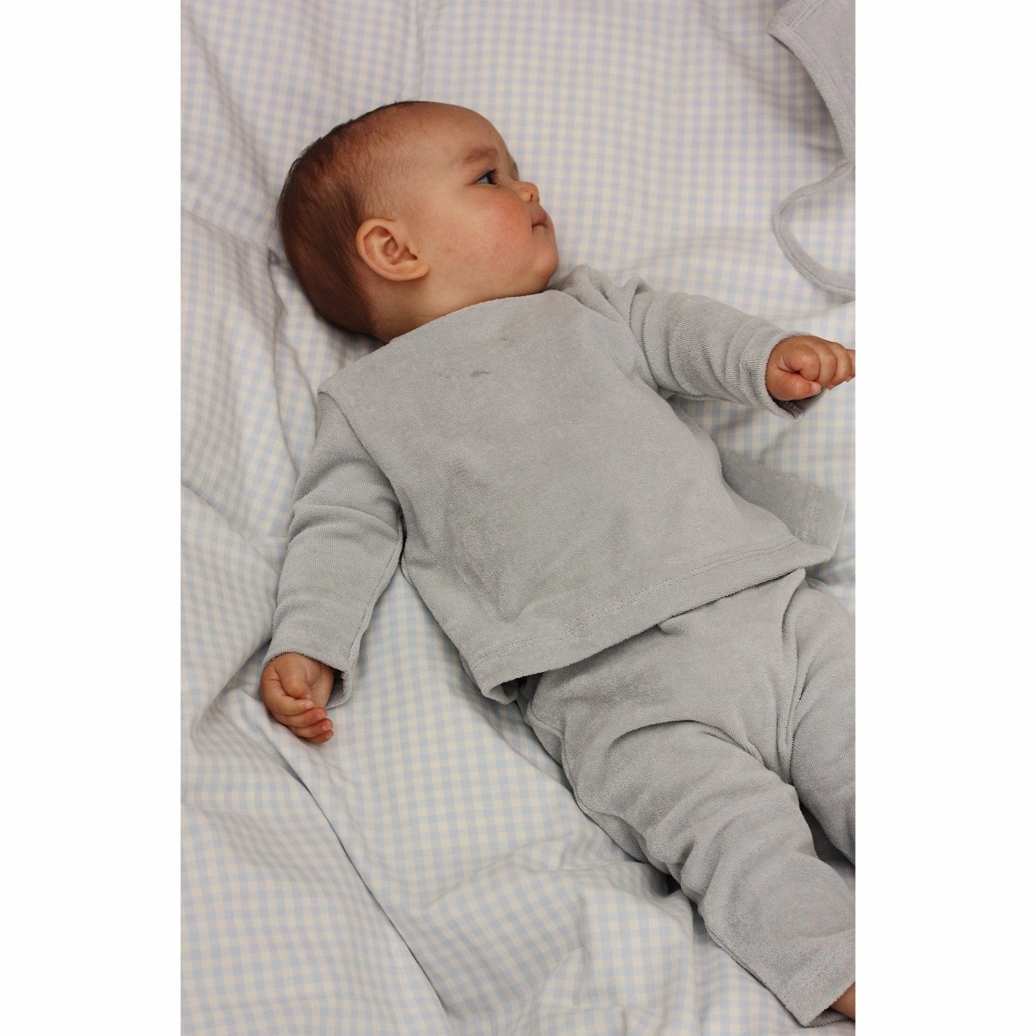 ReflectiveAccents Breathable Design Lalaby Barely Blue Terry Set