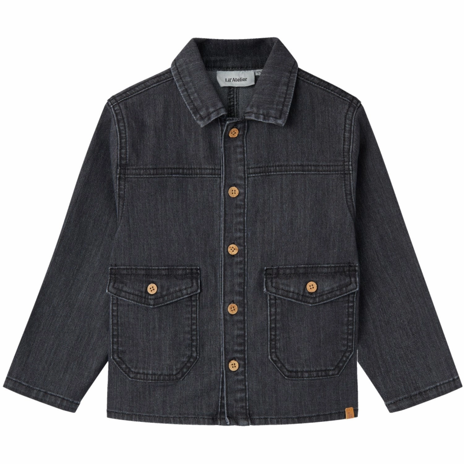 Ultra Soft Interior Winter Essentials Lil'Atelier Medium Grey Denim Okaja Denim Shirt