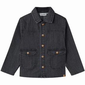 Ultra Soft Interior Winter Essentials Lil'Atelier Medium Grey Denim Okaja Denim Shirt