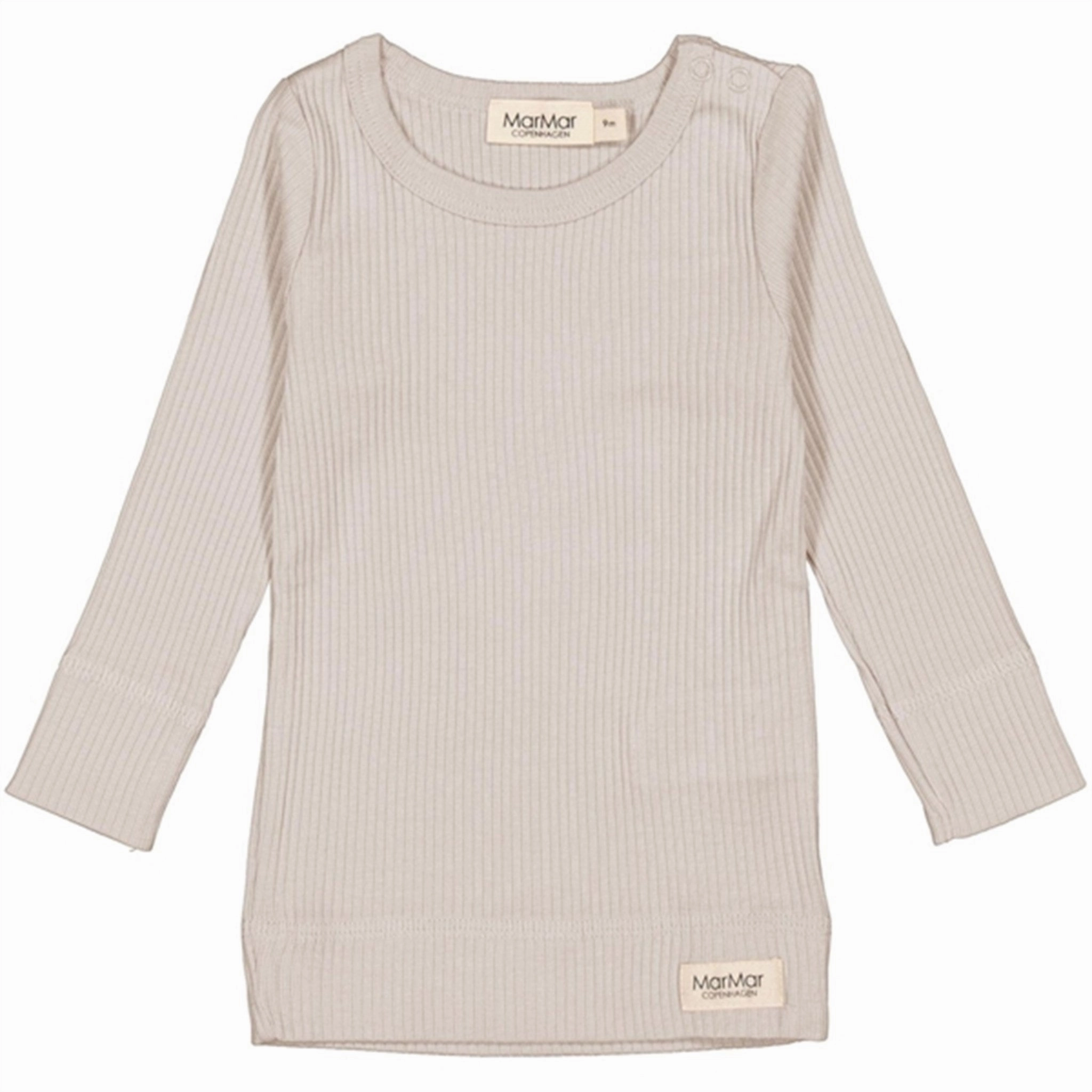 Social Meetup MarMar Modal Powder Chalk Plain Blouse