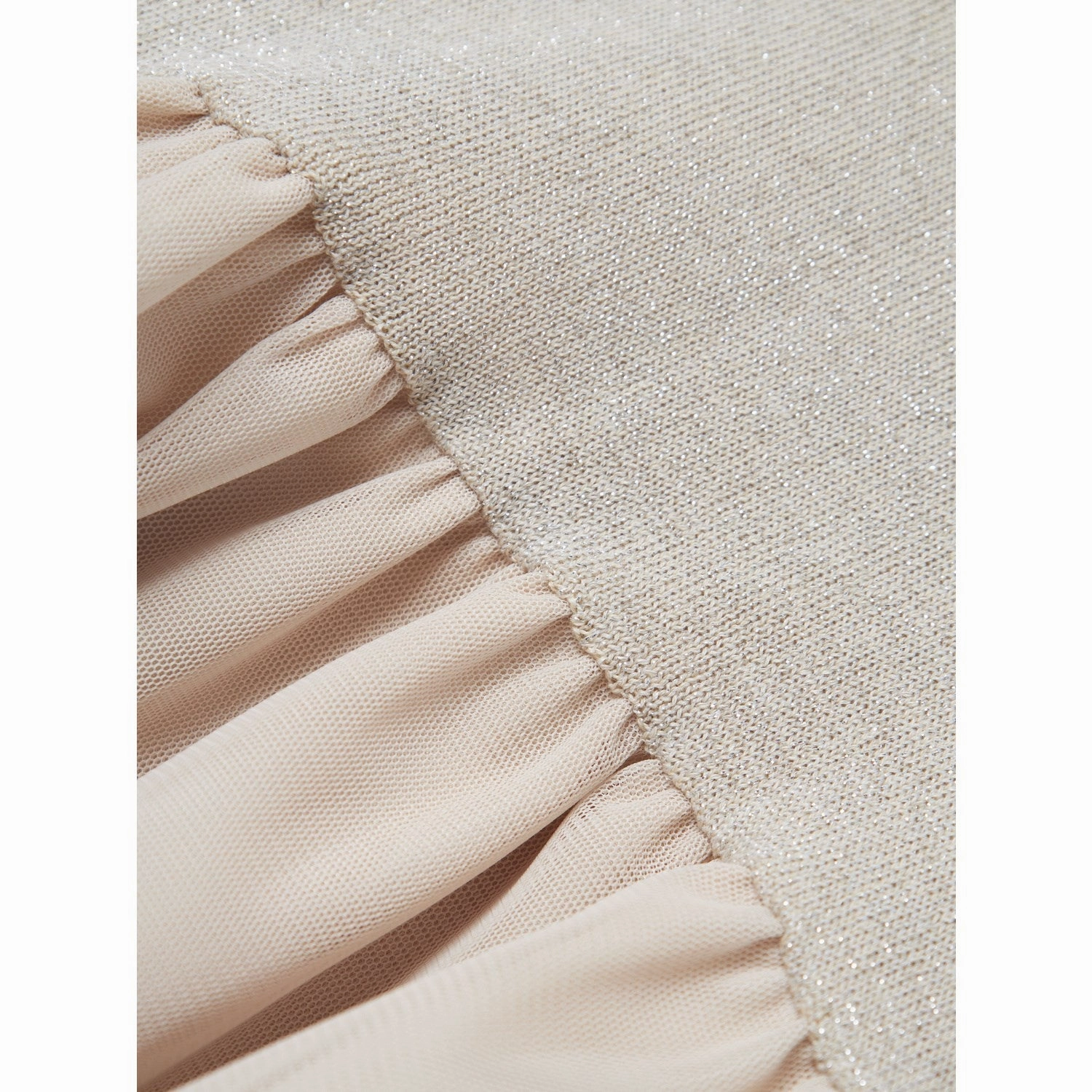 Embroidered Fabric Name It Frosted Almond Riglitter Knit Dress