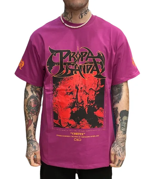 Comfy Layer Propaganda Cortex T-Shirt manica corta 23SSPRTS611 purple