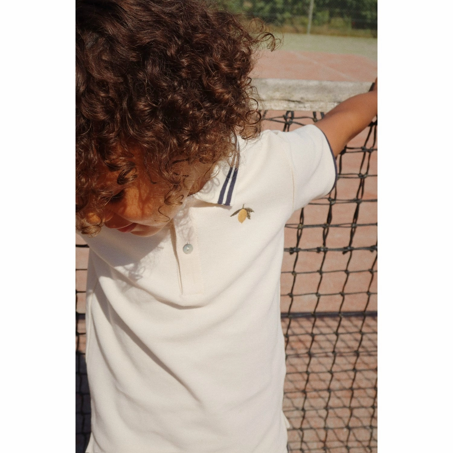 Club Event Polo Player Konges Sl?jd Antique White Florian Polo Shirt Gots