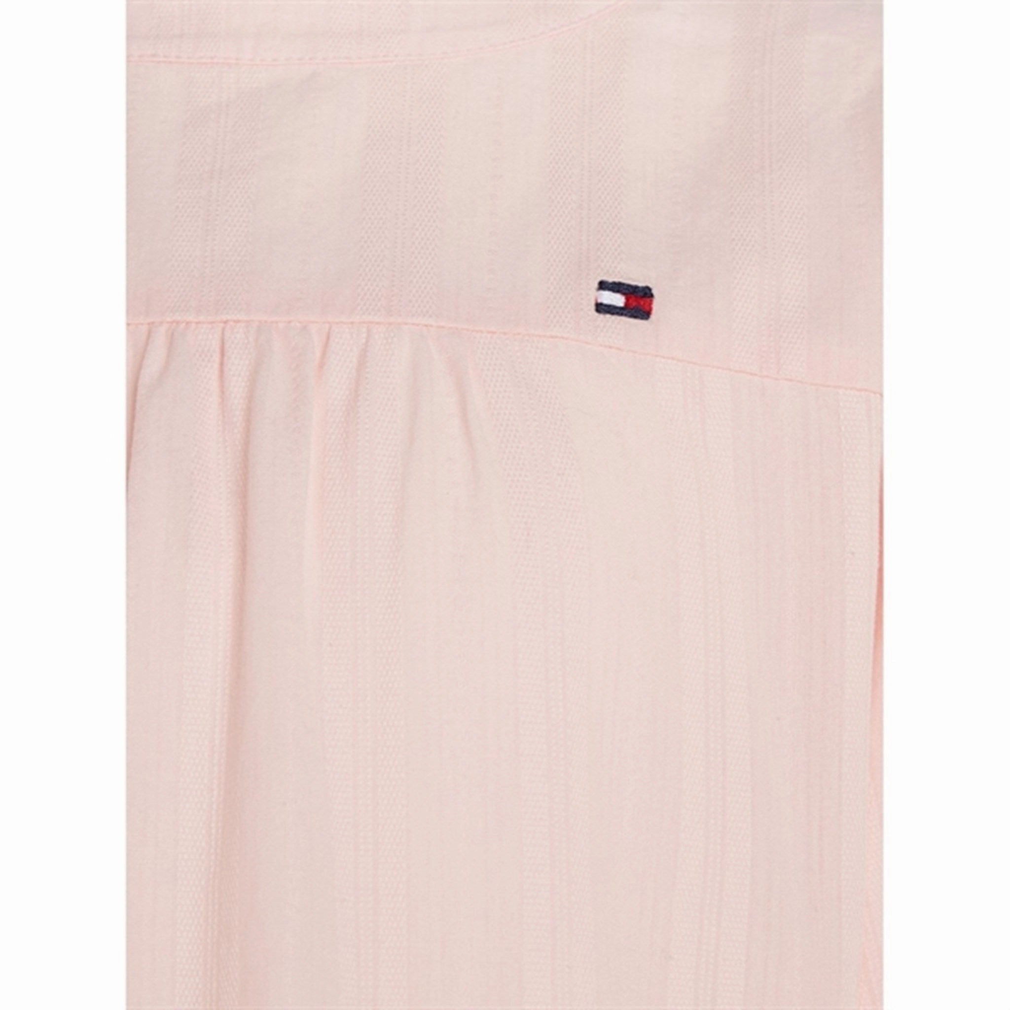 Tommy Hilfiger Global Stripe Tape Detail Dress Pink Crystal Smart Texture Elegant holiday wear