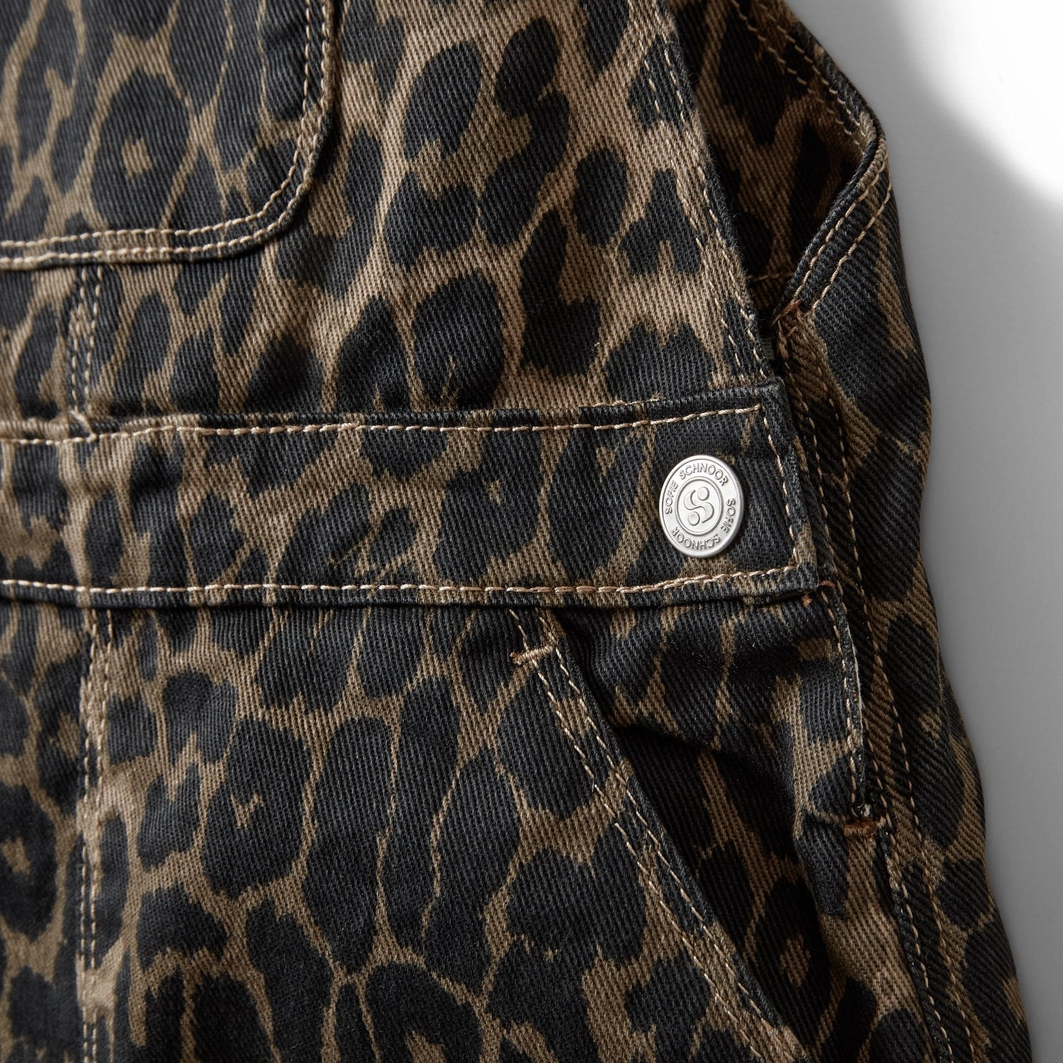 Modern Finish Sofie Schnoor Light Brown Leopard LarinSK Dress