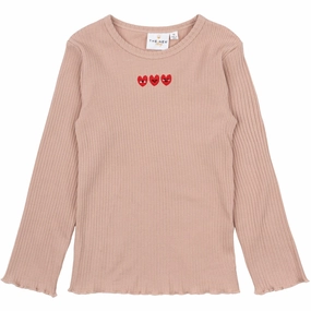 THE NEW Siblings Adobe Rose Neve Rib Blouse Durable Quality Water Repellent Finish