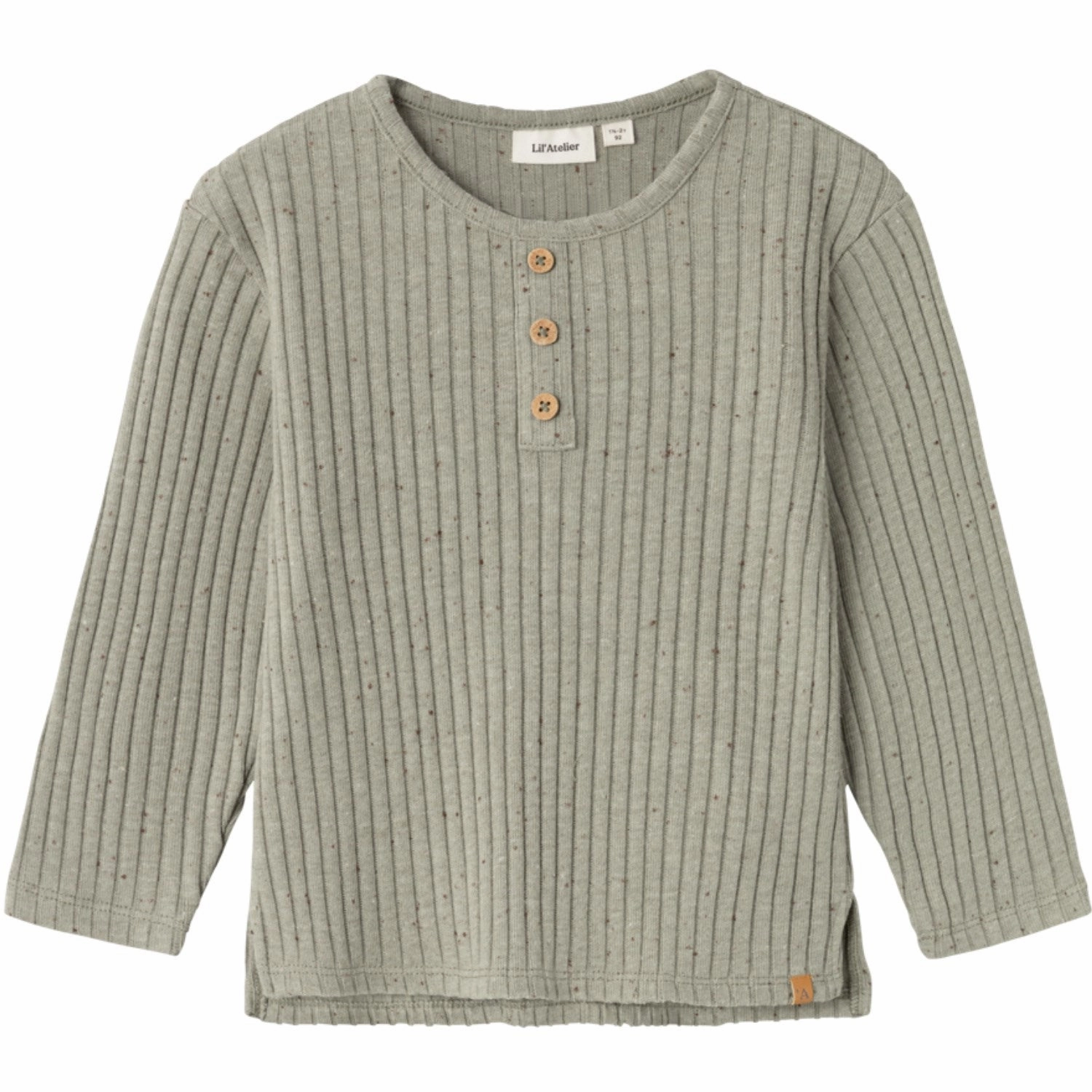 Soft Texture Breathable Cotton Lil'Atelier Seagrass Omilo Blouse