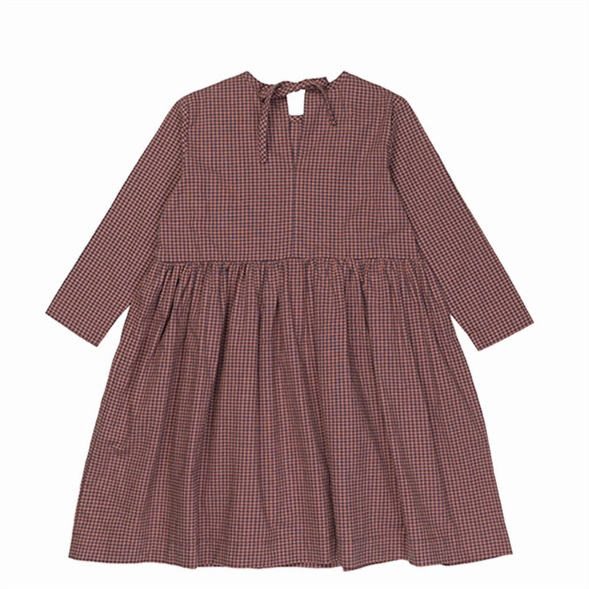 lalaby Indigo Check Paloma Dress Relaxed Layer