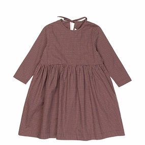 Versatile occasion dress lalaby Indigo Check Paloma Dress