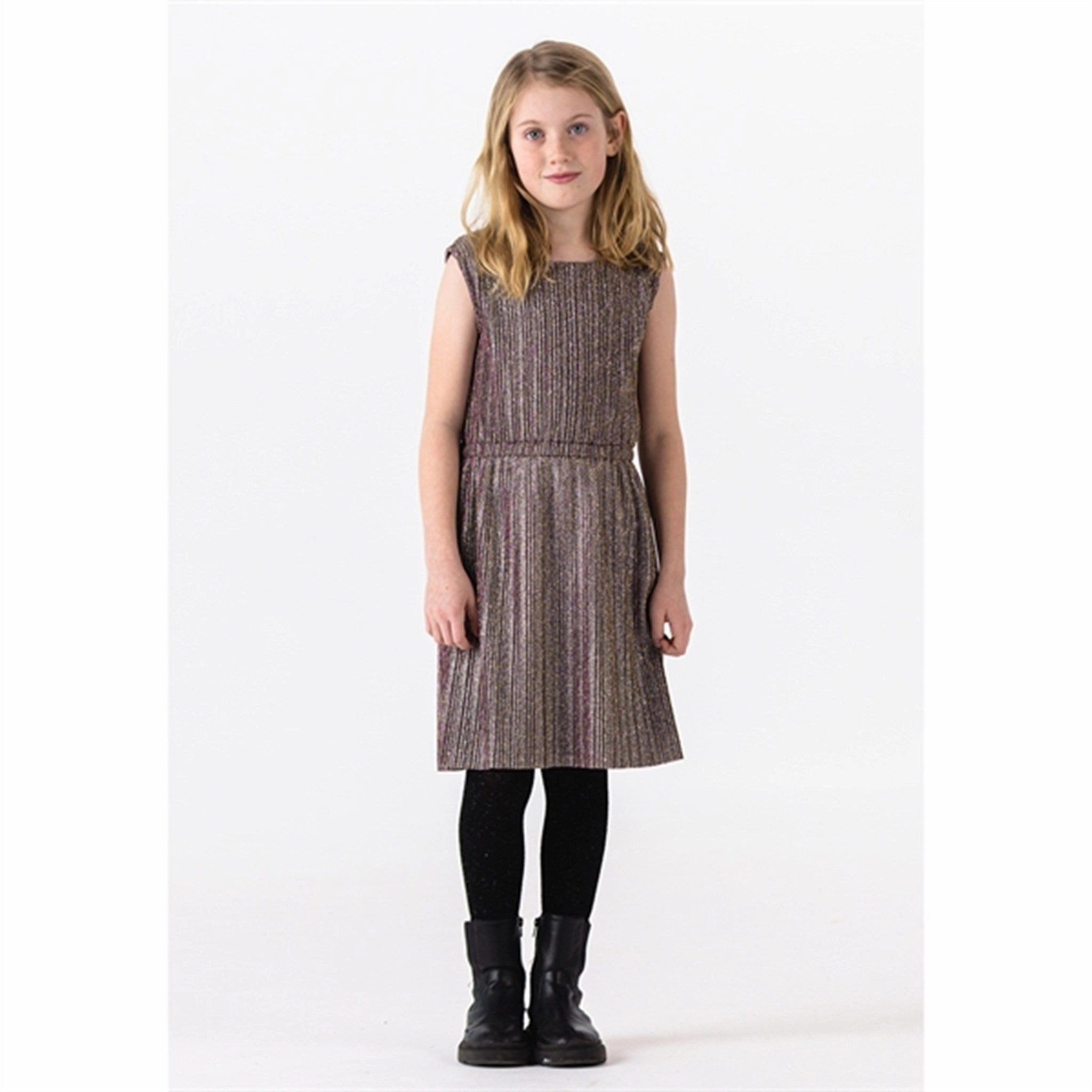 Boho Tone The New Cafe Au Lait Eviana Glitter Dress
