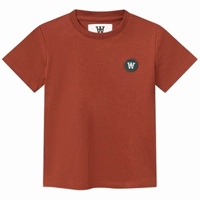 Subtle Logo Placement Collared formality Wood Wood Autumn Red Ola T-Shirt