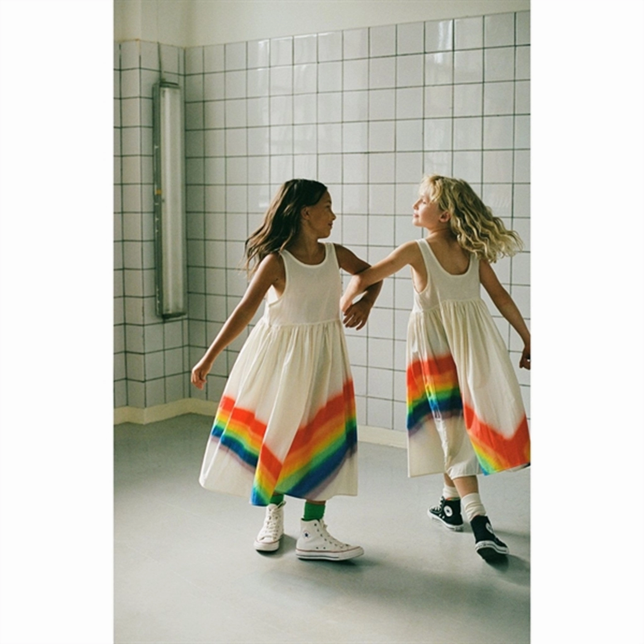 Skin-friendly Molo Rainbow Clover Dress