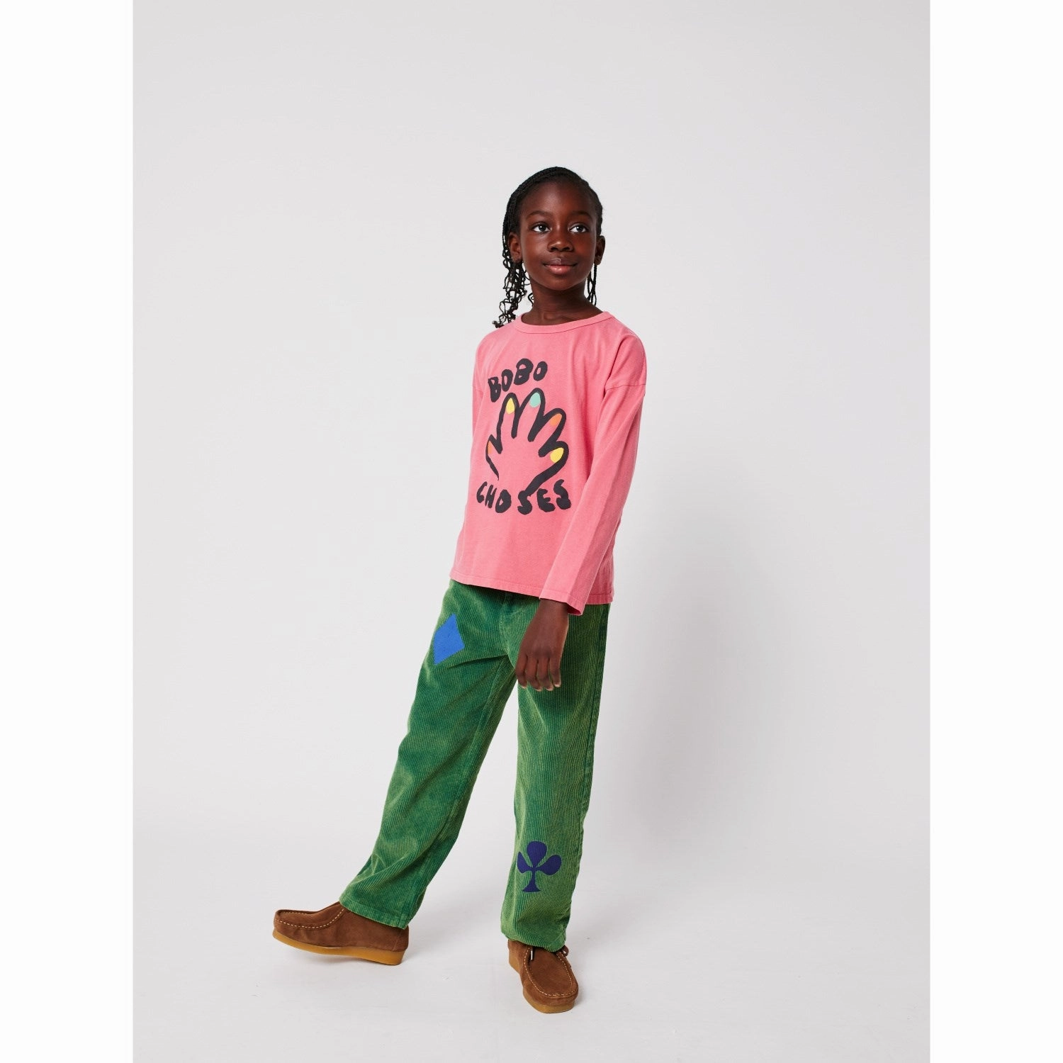 Bobo Choses Pink High Five T-Shirt Cooling Mesh Lining