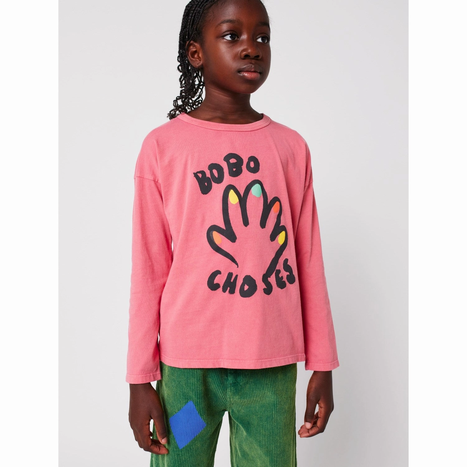 Rugged Style Unmatched comfort Bobo Choses Pink High Five T-Shirt