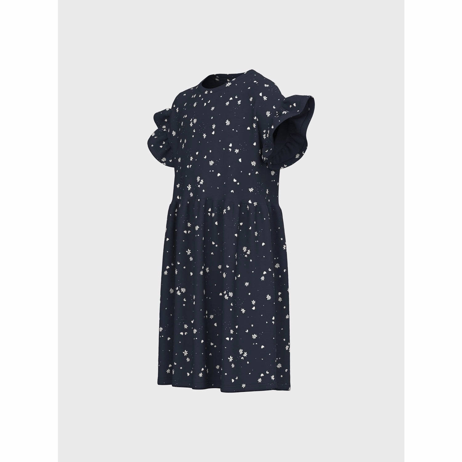 Name It Dark Sapphire Henra Dress Curve Friendly Trend Texture