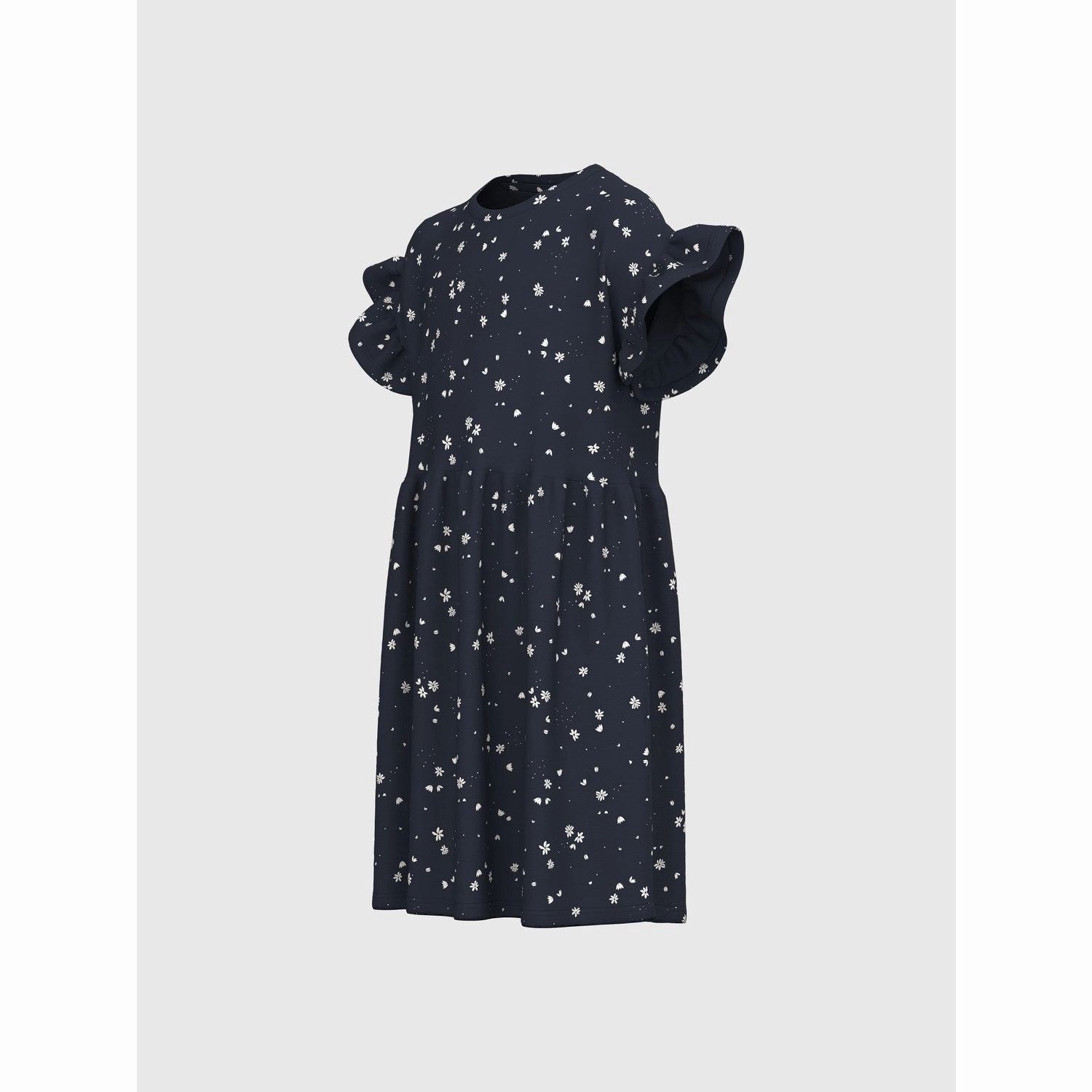 Chain-Detail Name It Dark Sapphire Henra Dress