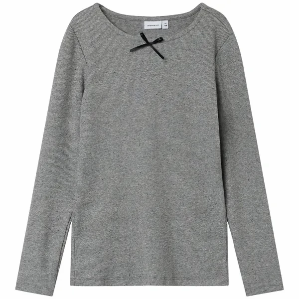 Name it Grey Melange Fionea Slim Blouse Quick Dry Construction
