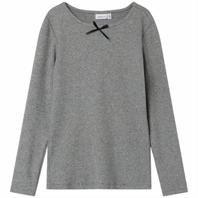 Name it Grey Melange Fionea Slim Blouse Quick Dry Construction