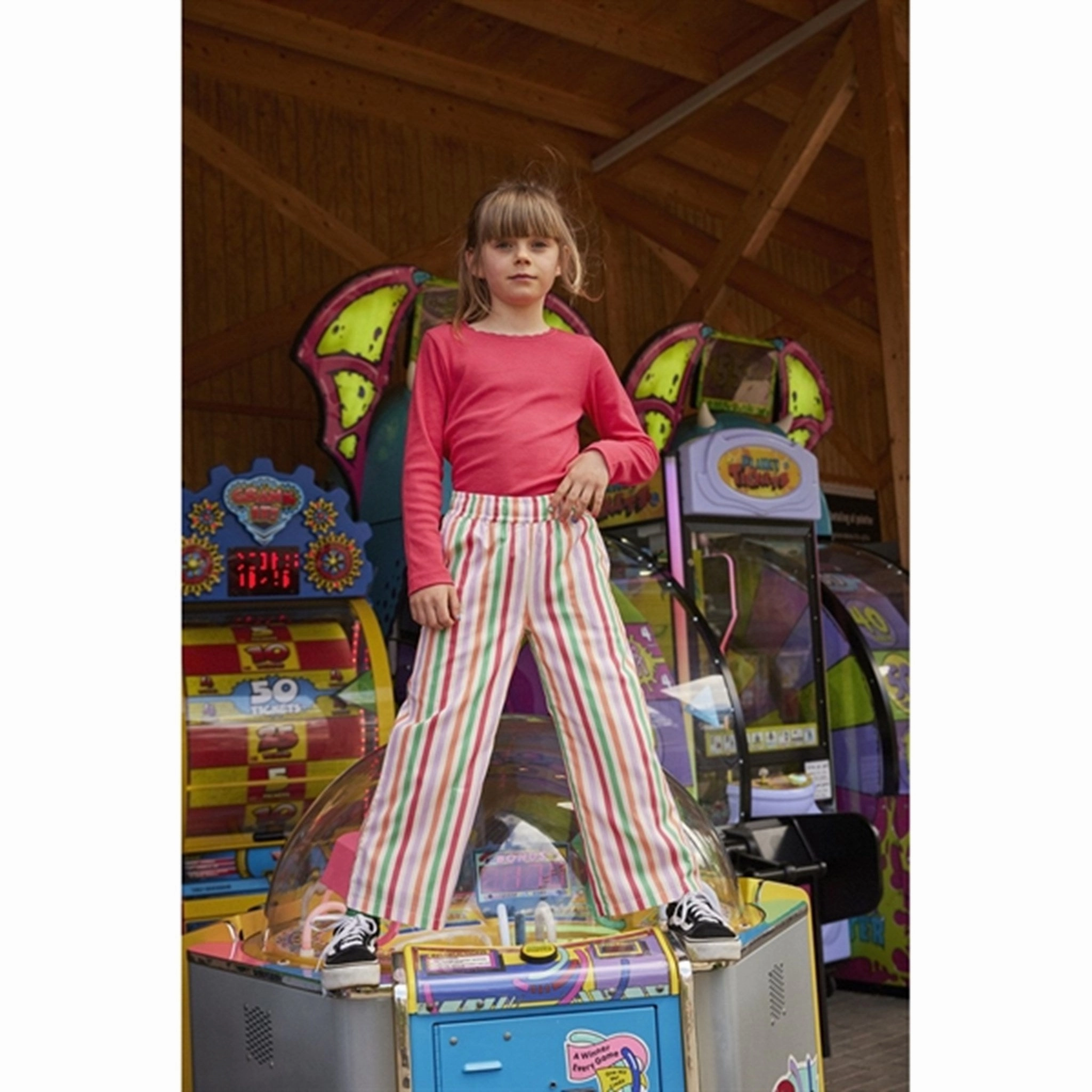 The NEW Geranium Bailey Blouse Youthful Style Contrast Stitch