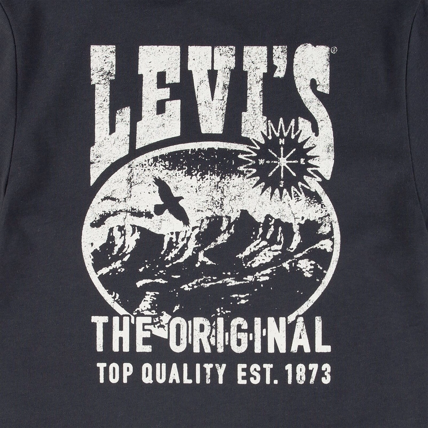 Anti-static Premium Material Levi's Jet Black Lvb Valley View Tee