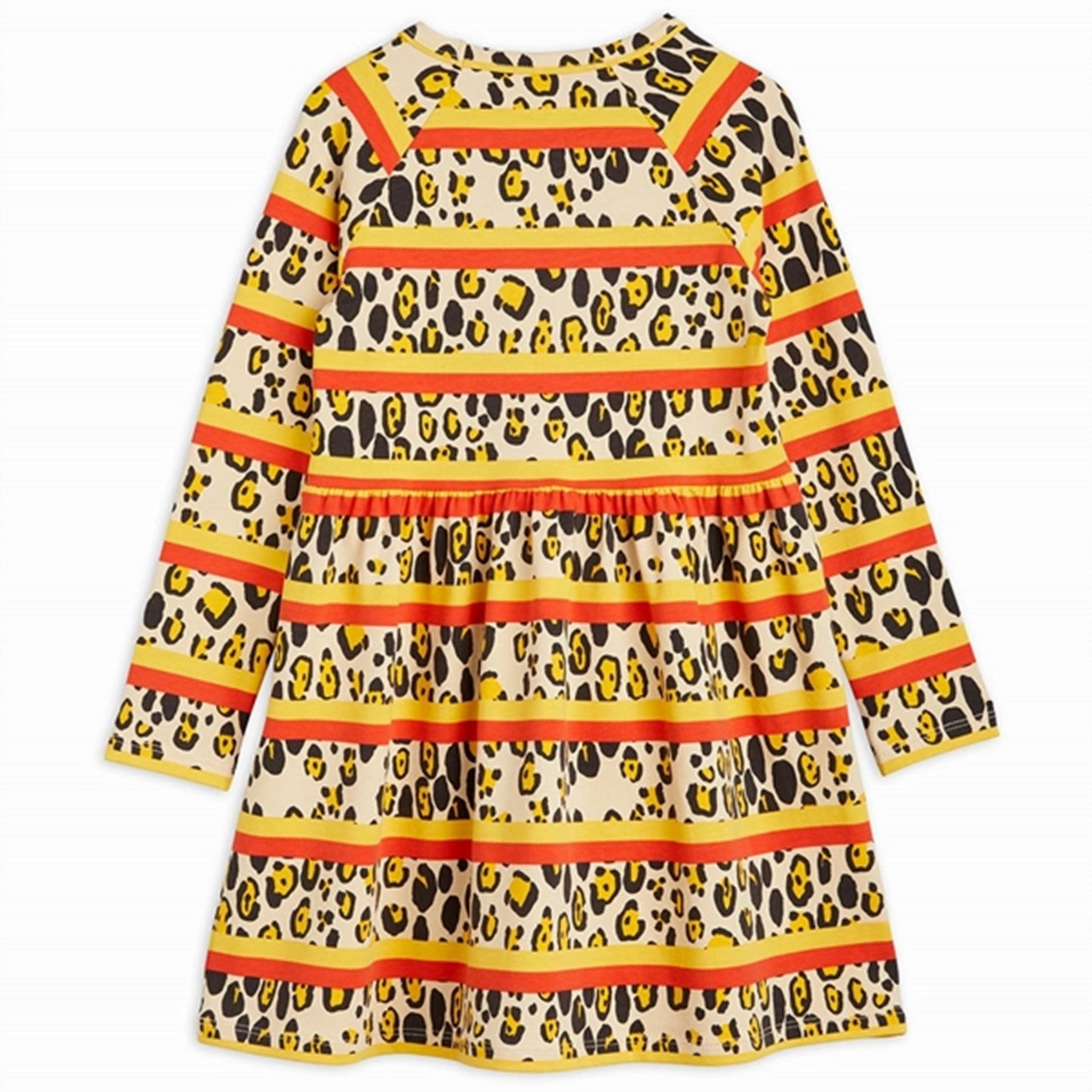 Mini Rodini Multi Leopard Stripe Aop Dress Daily Flex