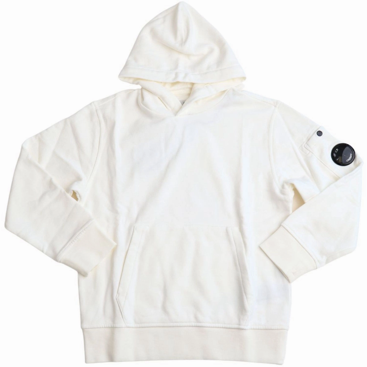 Llama like C.P. Company Gauze White Sweatshirt W/Hood