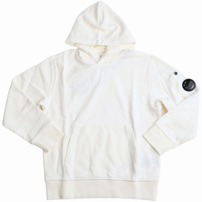 Squirrel like City Edge C.P. Company Gauze White Sweatshirt W/Hood