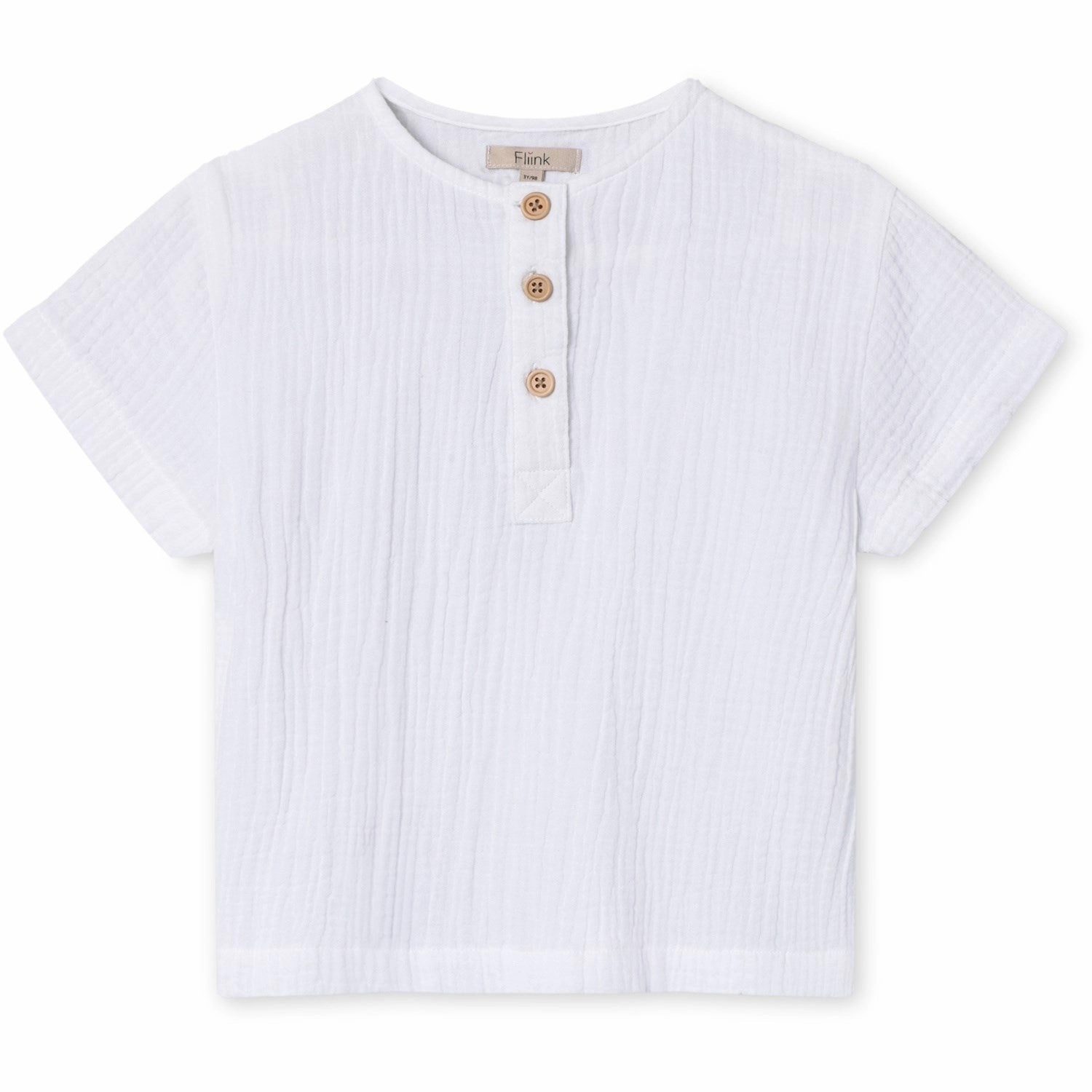 Fliink Cloud Dancer Cha Cha Shirt Oversized Fit Unstructured Shoulder