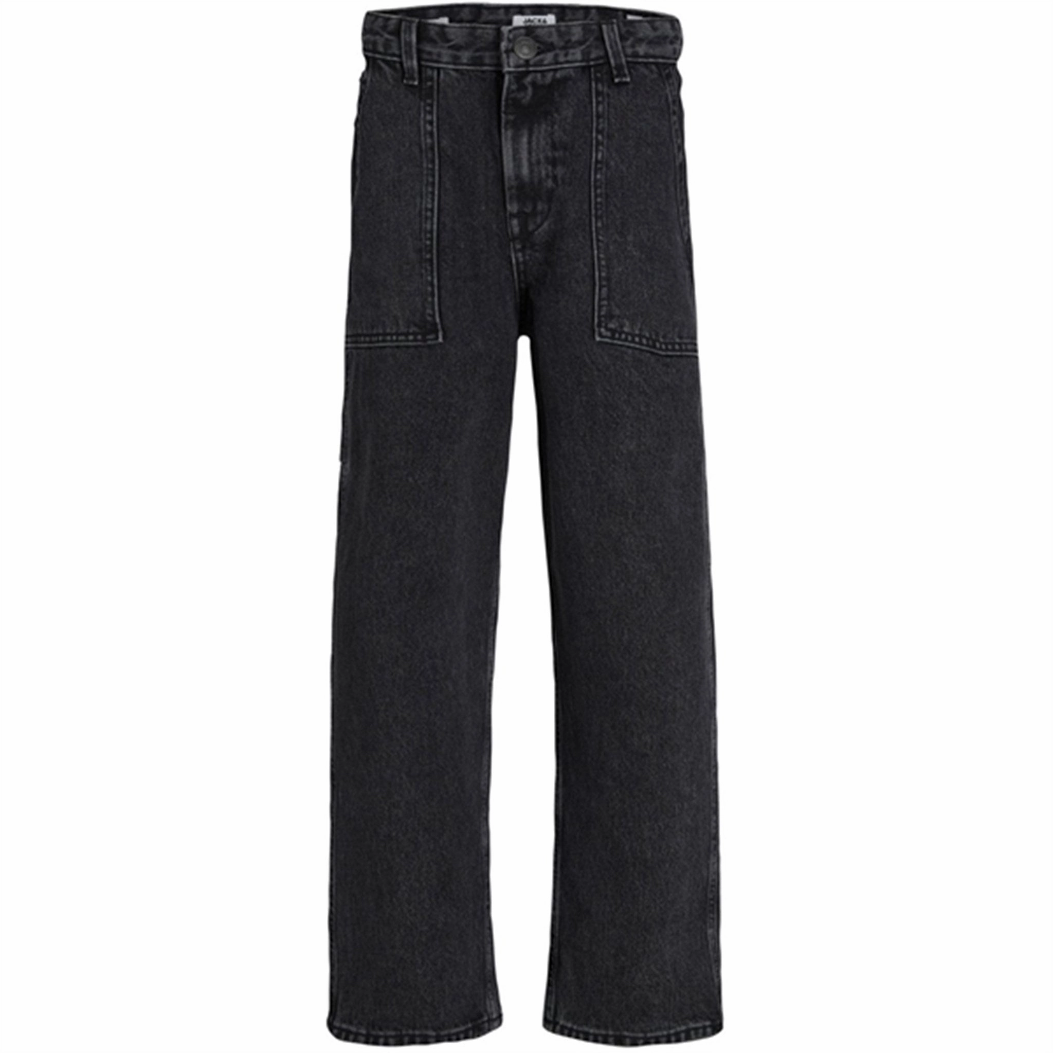 Sleek Comfort Jack & Jones Junior Black Denim Chris Utility 823 Pants