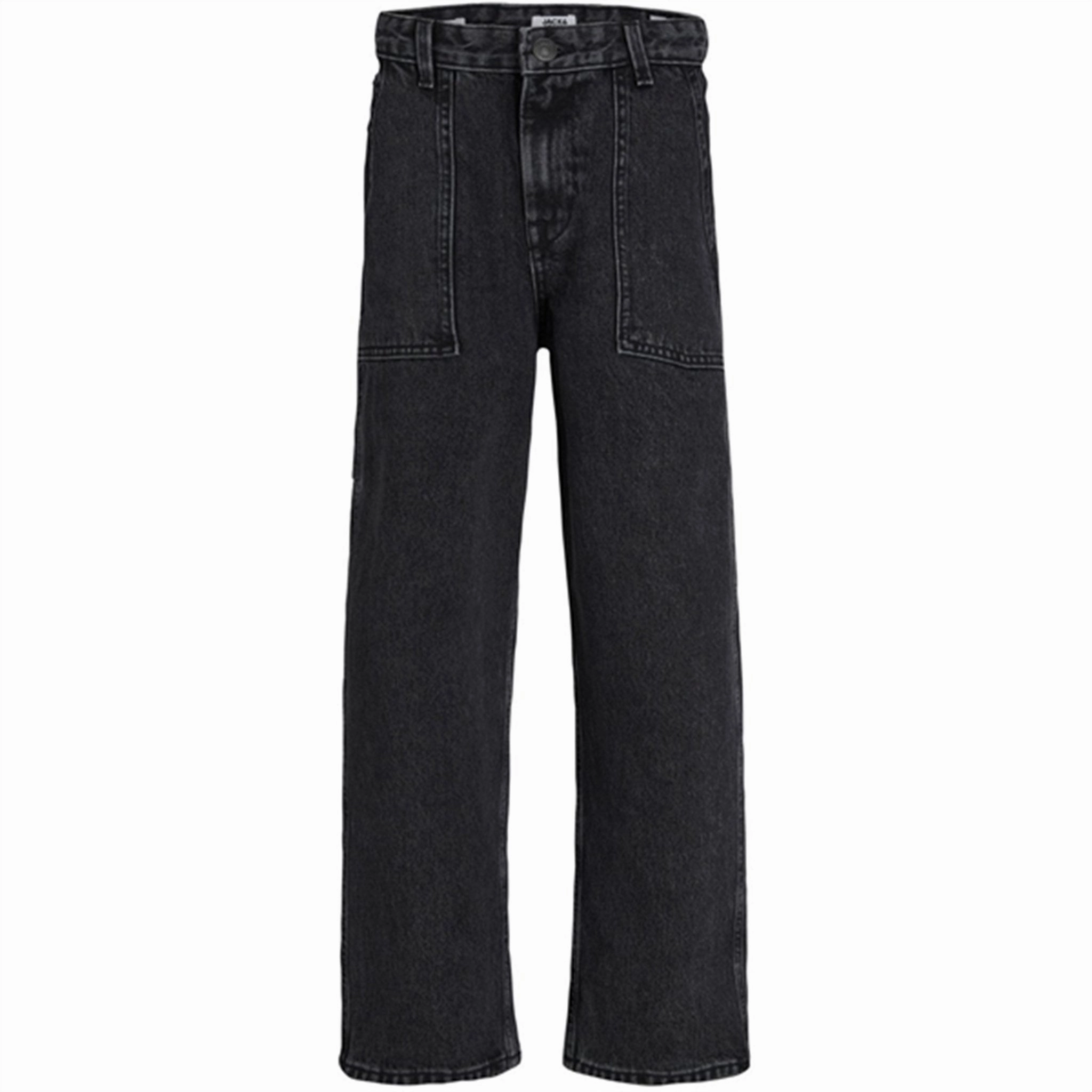 Jack & Jones Junior Black Denim Chris Utility 823 Pants Teen Outfit Elegant Travel Essential