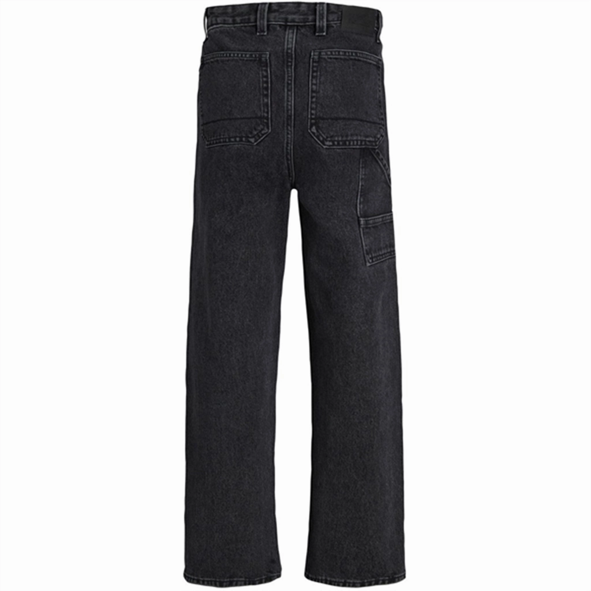 Classic Five Pocket Jack & Jones Junior Black Denim Chris Utility 823 Pants