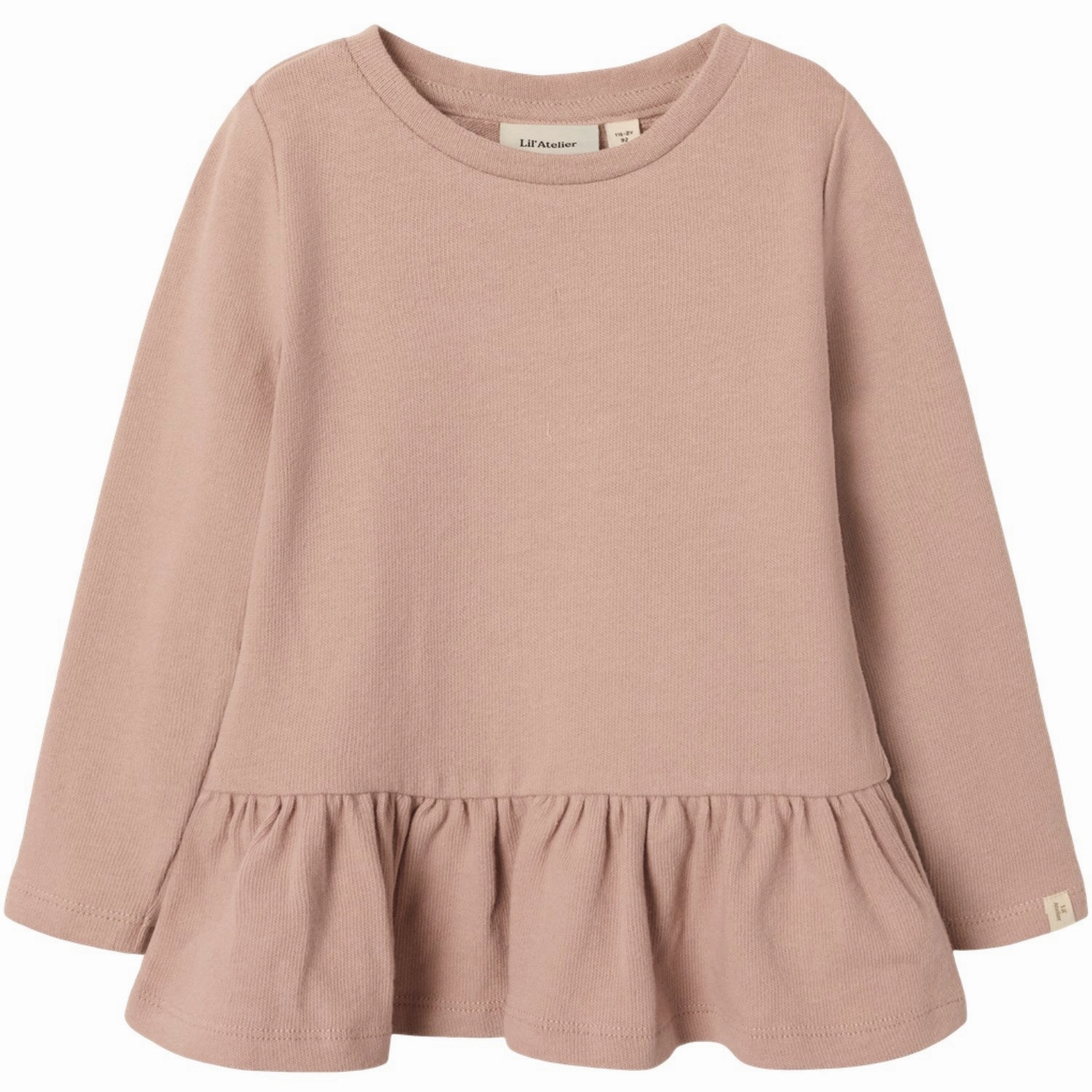 Lil'Atelier Misty Rose Nmfluna Ls Slim Top Lil Eye-Catching Pattern