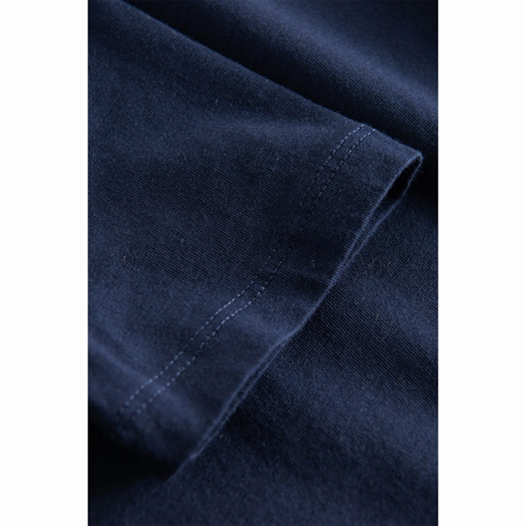 Wood Wood Navy Ola Spell Out Logo T-shirt baby shower