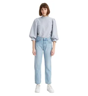 Adjustable drawstring Levi's pantalone Jeans da donna Cropped 501 Original 362000124 blu chiaro