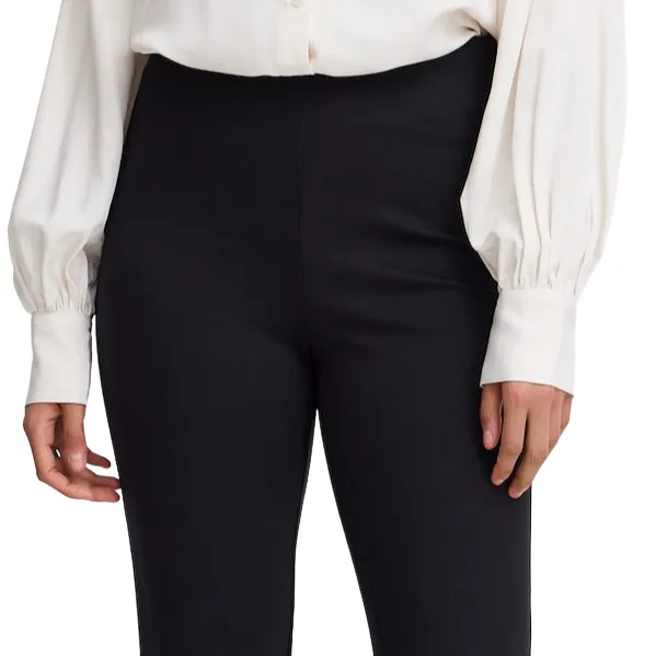 b.young pantalone da donna a zampa Byparrin 20815349 200451 nero Moisture Wicking Technology