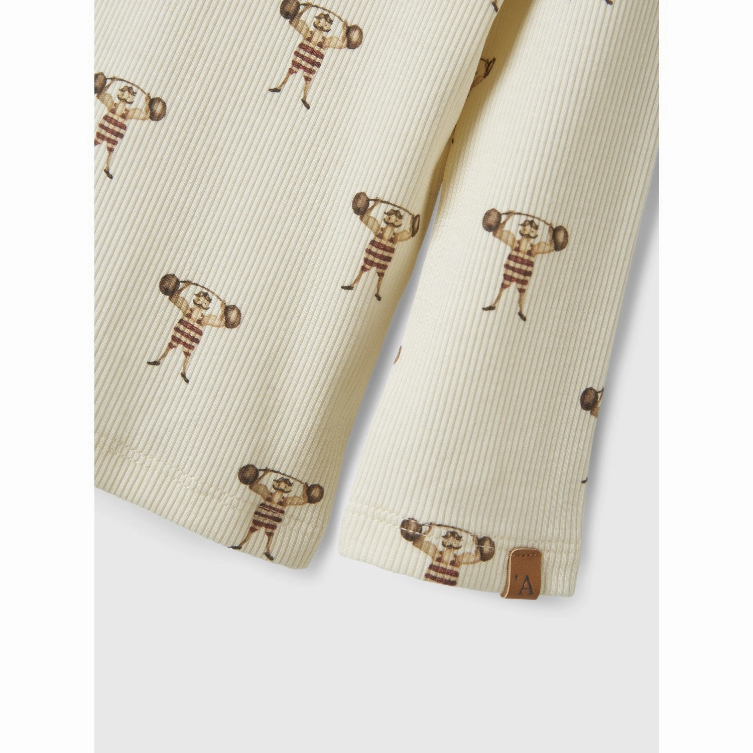 Lil'Atelier Turtledove Strong Man Nmmlavo Enk Ls Slim Top Lil First Date