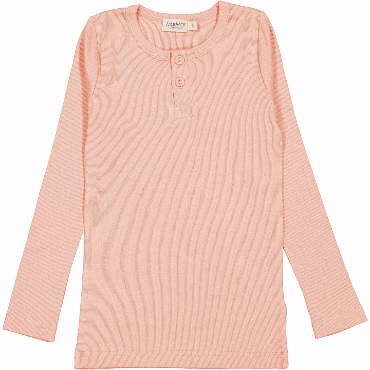 Polished Look MarMar Modal Fine Rib Soft Coral Blouse
