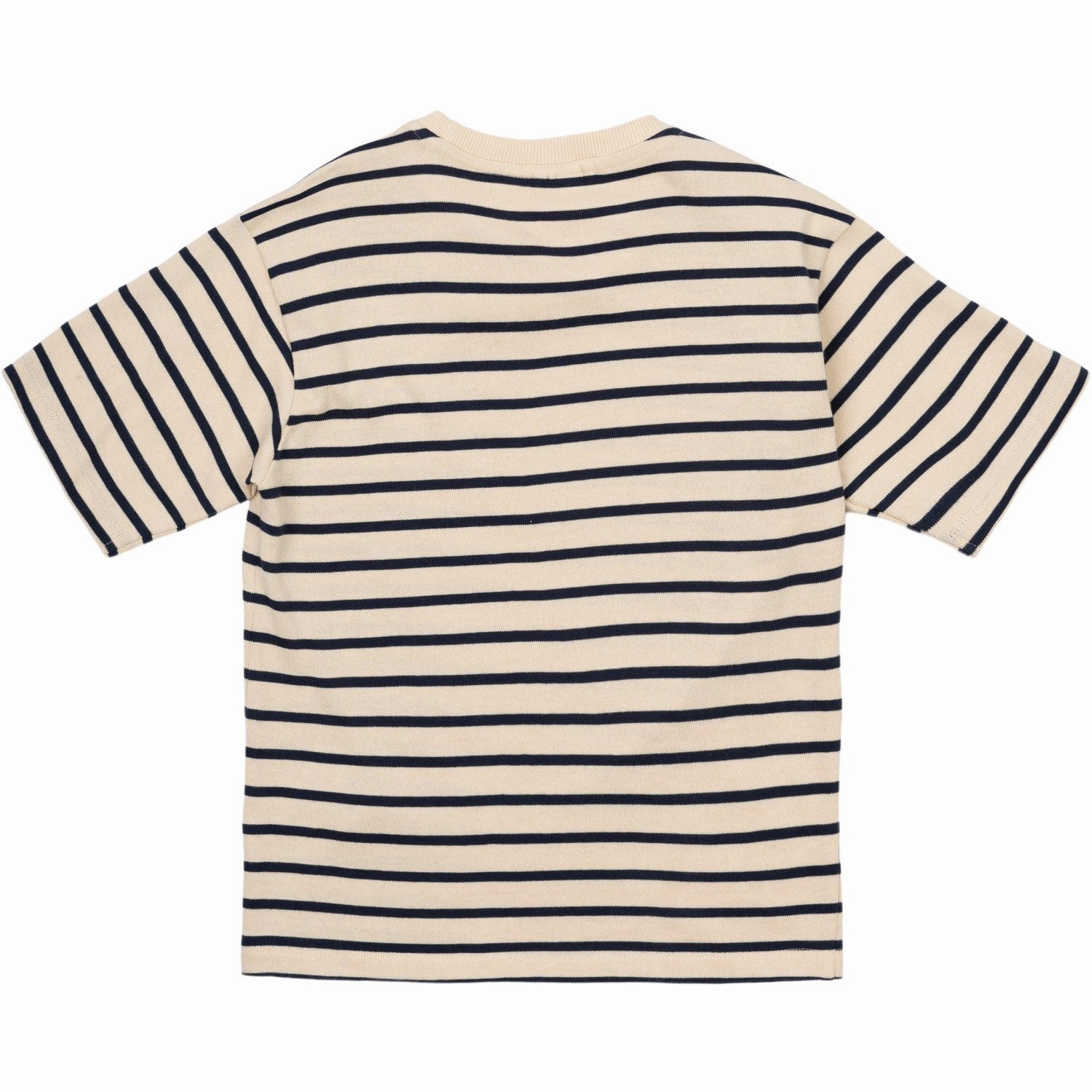 The New Mood Indigo Striped Nero Oversize T-Shirt Easy Wear